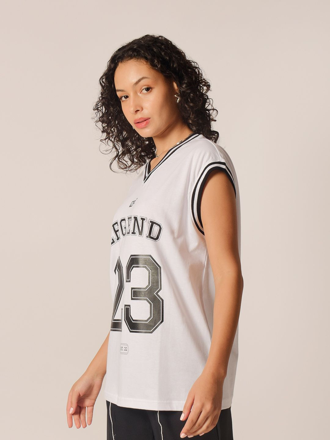 IZF Graphic Printed Basketball Style Top