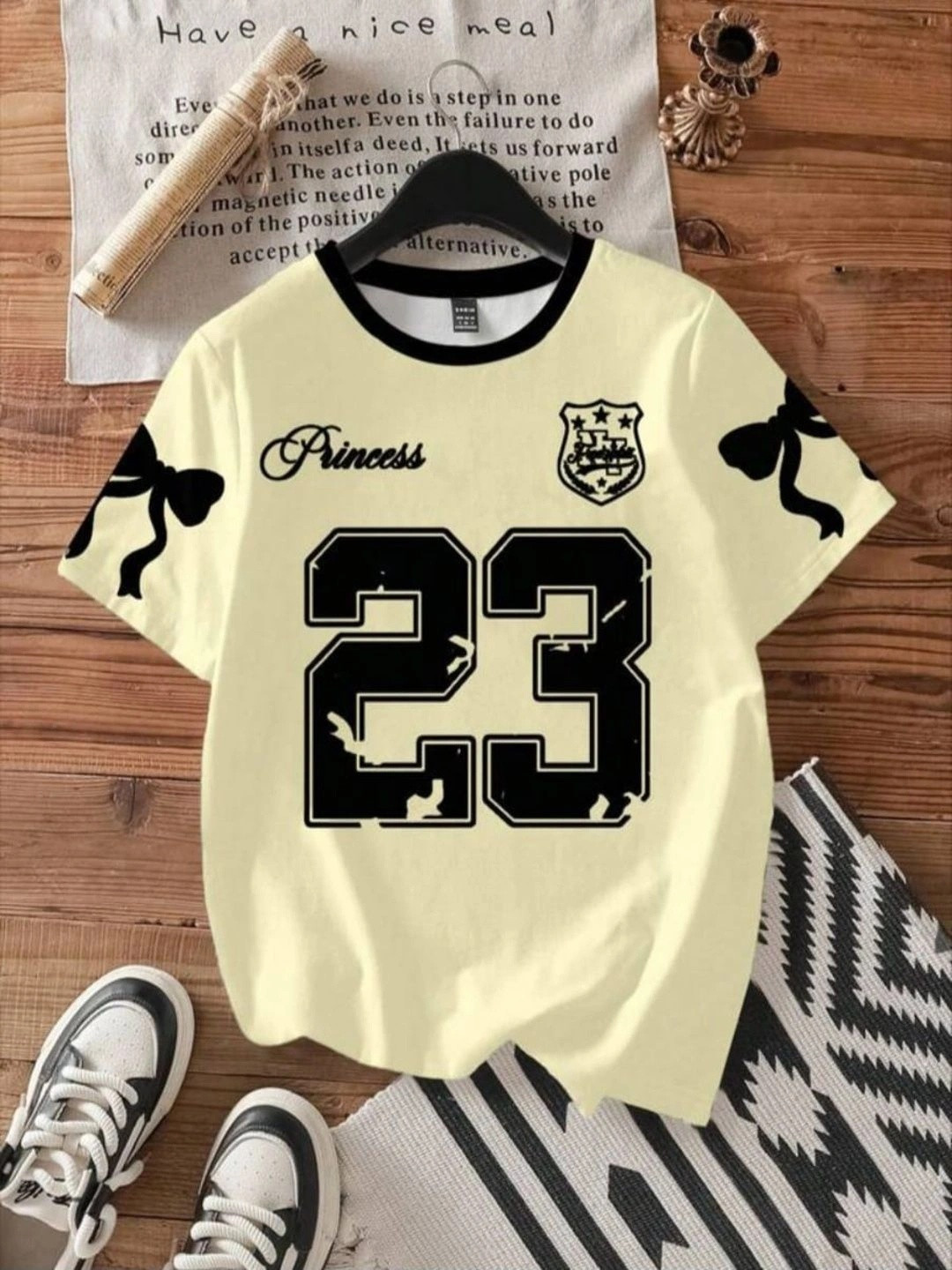 ENGLISHPREMIUM Women Typography Printed T-shirt