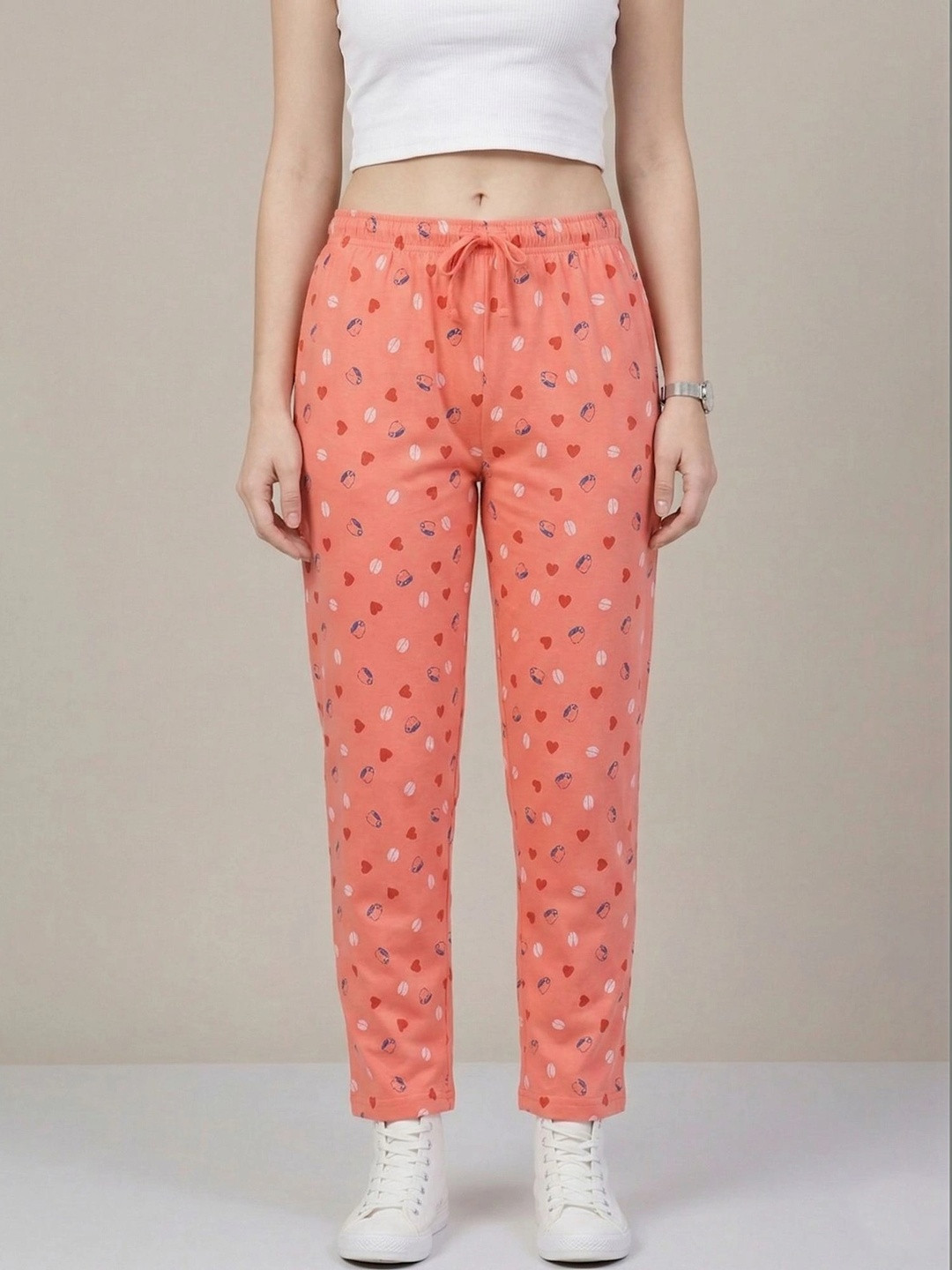 Moda Rapido Women Regular Fit Abstract Track Pants