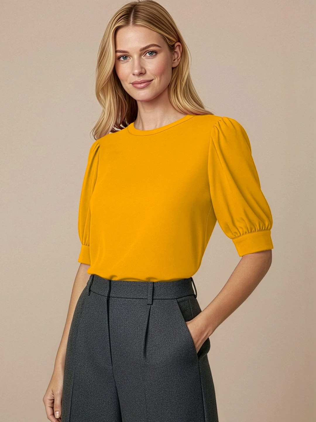 Maheshvi Puff Sleeve Top