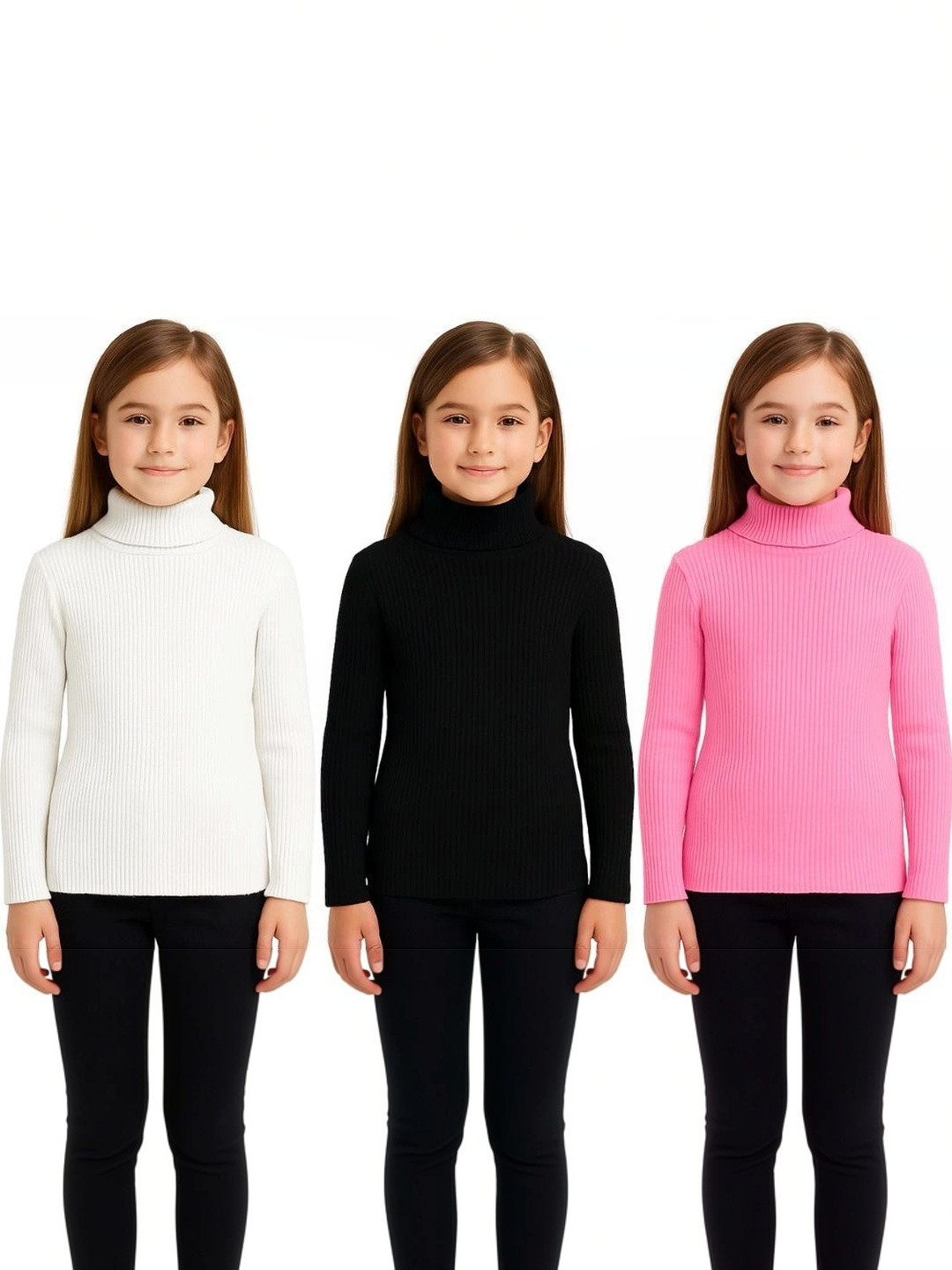 CHICLIFT Unisex Kids Ribbed Pullover