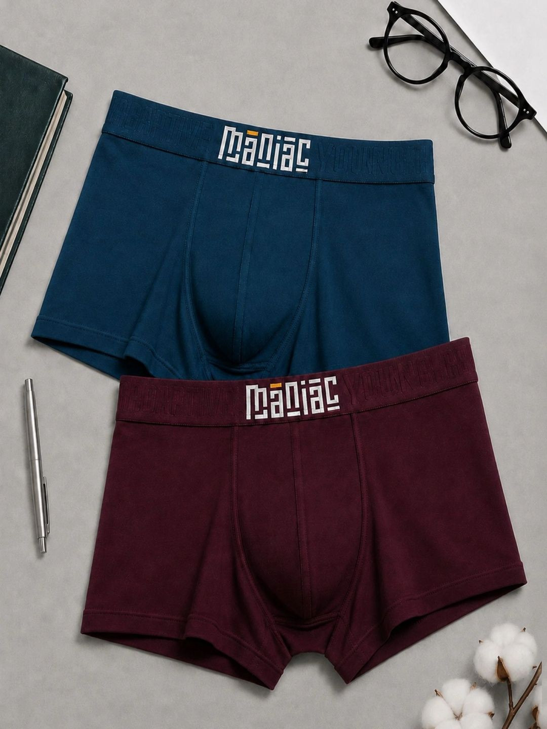 Maniac Pack of 2 Modal Solid Trunks