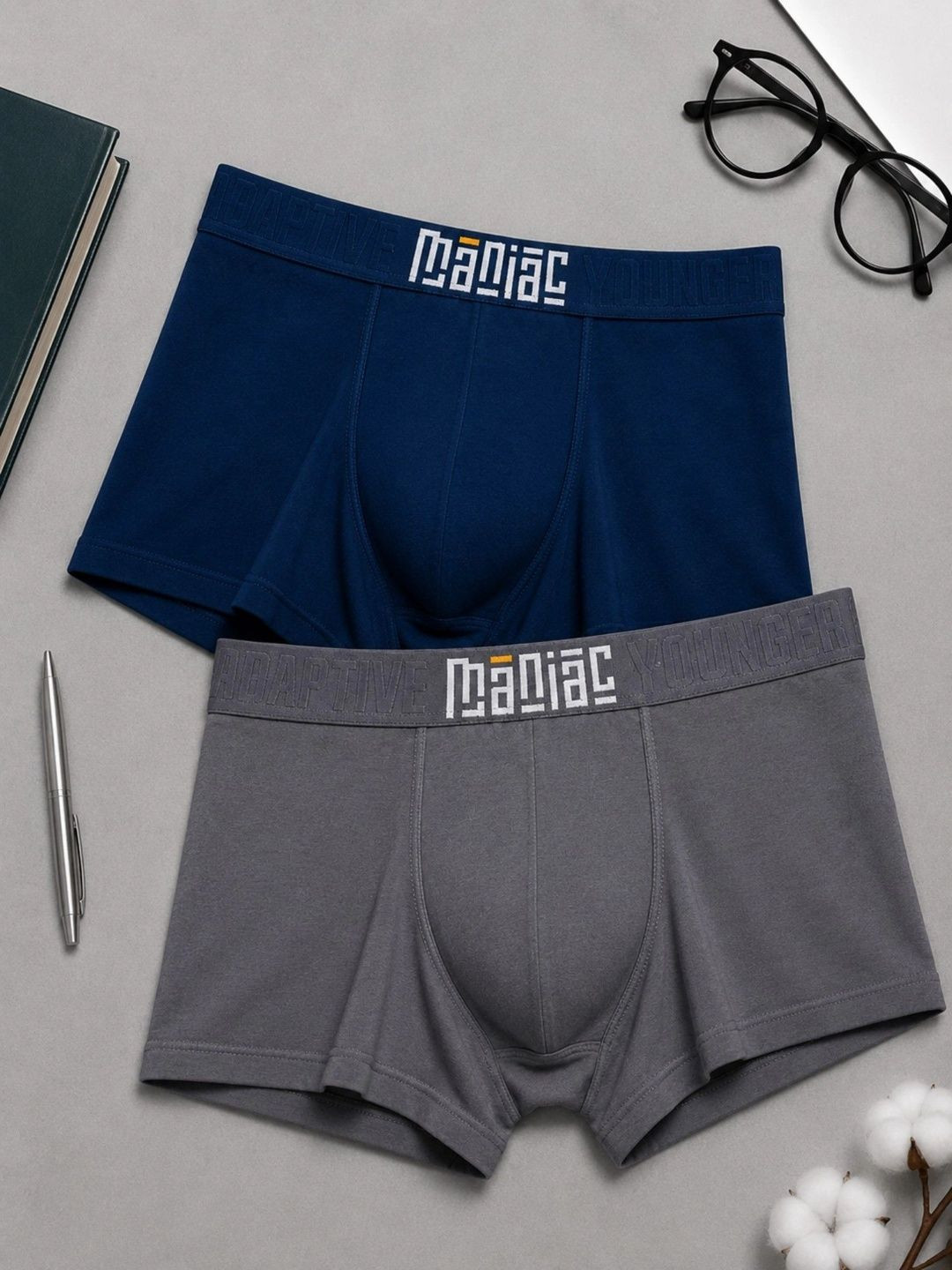 Maniac Pack of 2 Modal Solid Trunks