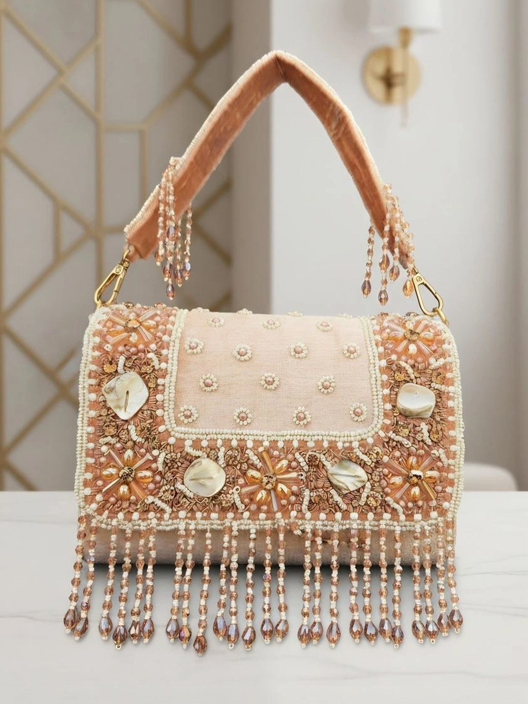 Nicoberry Embellished Box Clutch