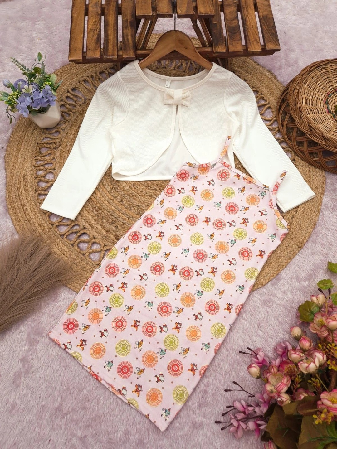 KALINI Print A-Line Dress