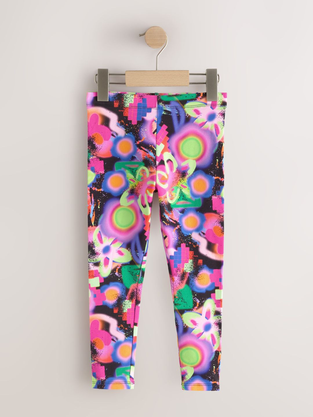 NEXT Girls Cotton Printed Ankle Length Leggings