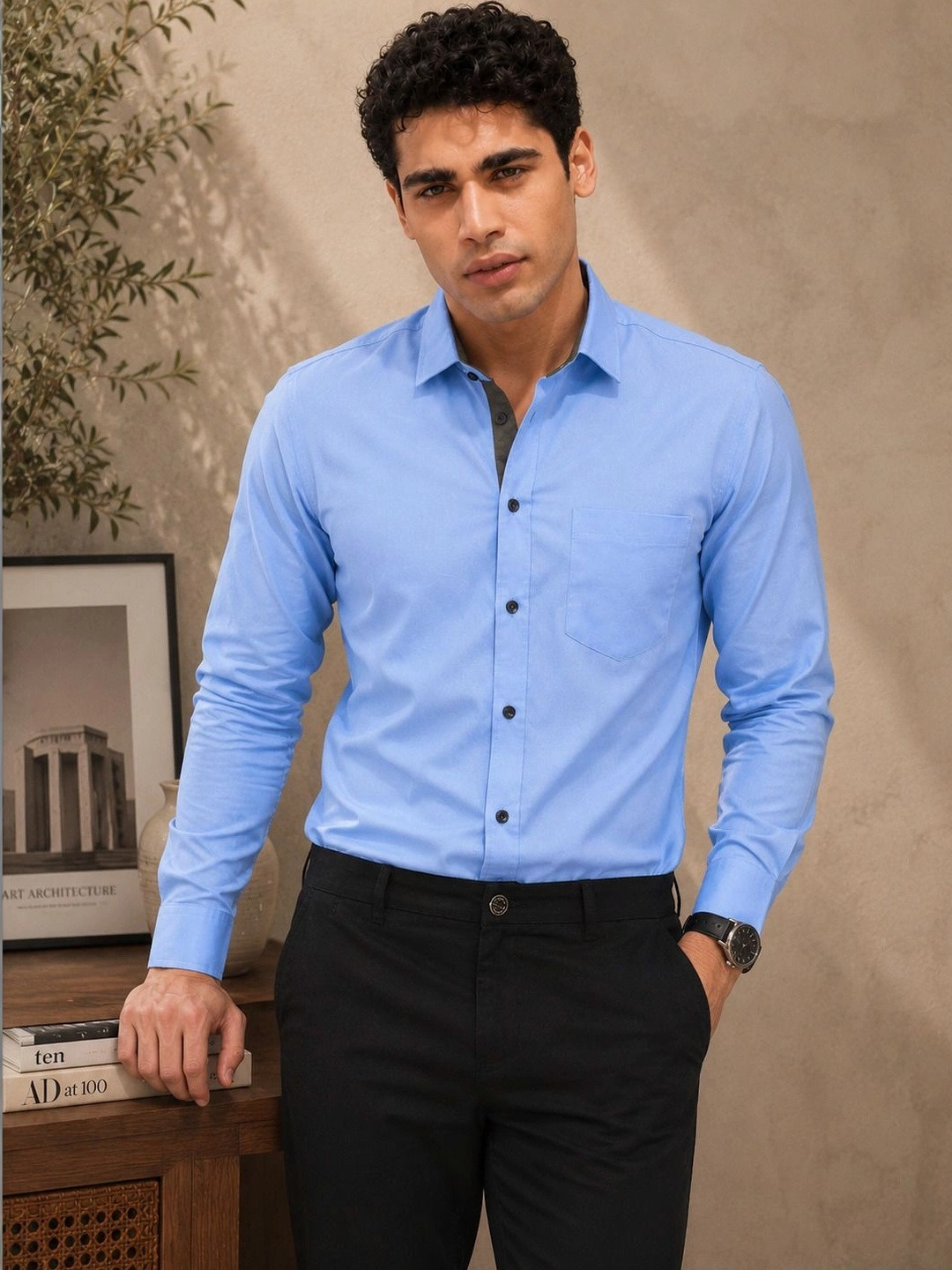 AGNIVAR COLLECTION Men Comfort Formal Shirt