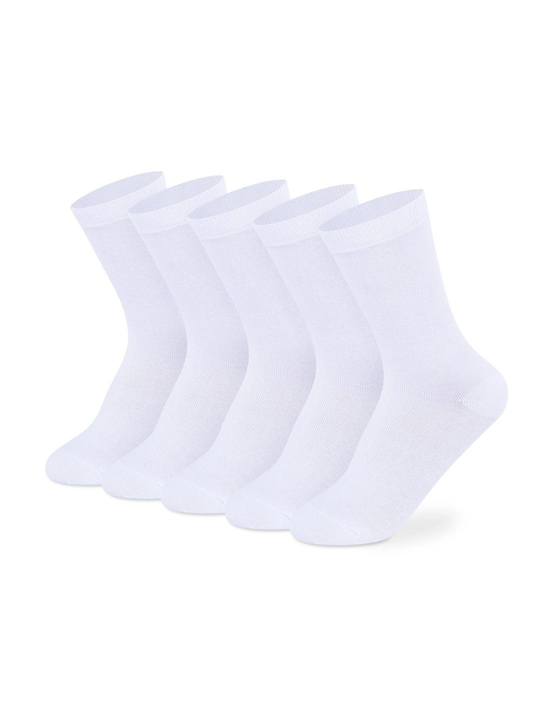 Supersox Kids Pack of 5 Regular Length Cotton Breathable School Uniform Socks