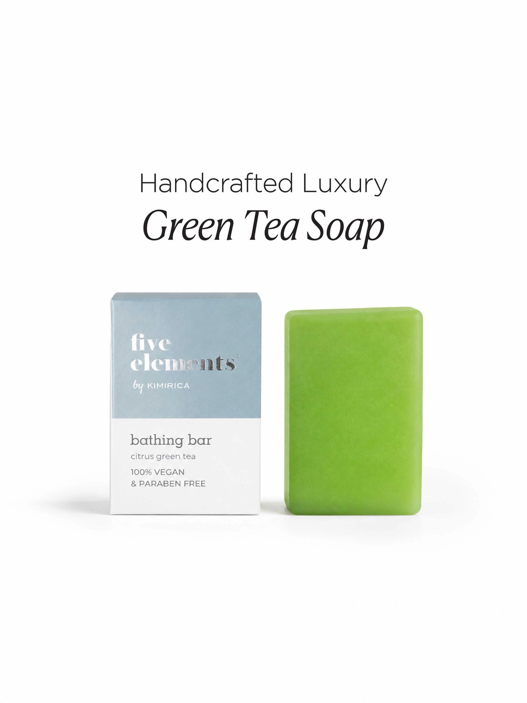 Kimirica Five Elements Citrus Green Tea Bathing Soap Bar 100g