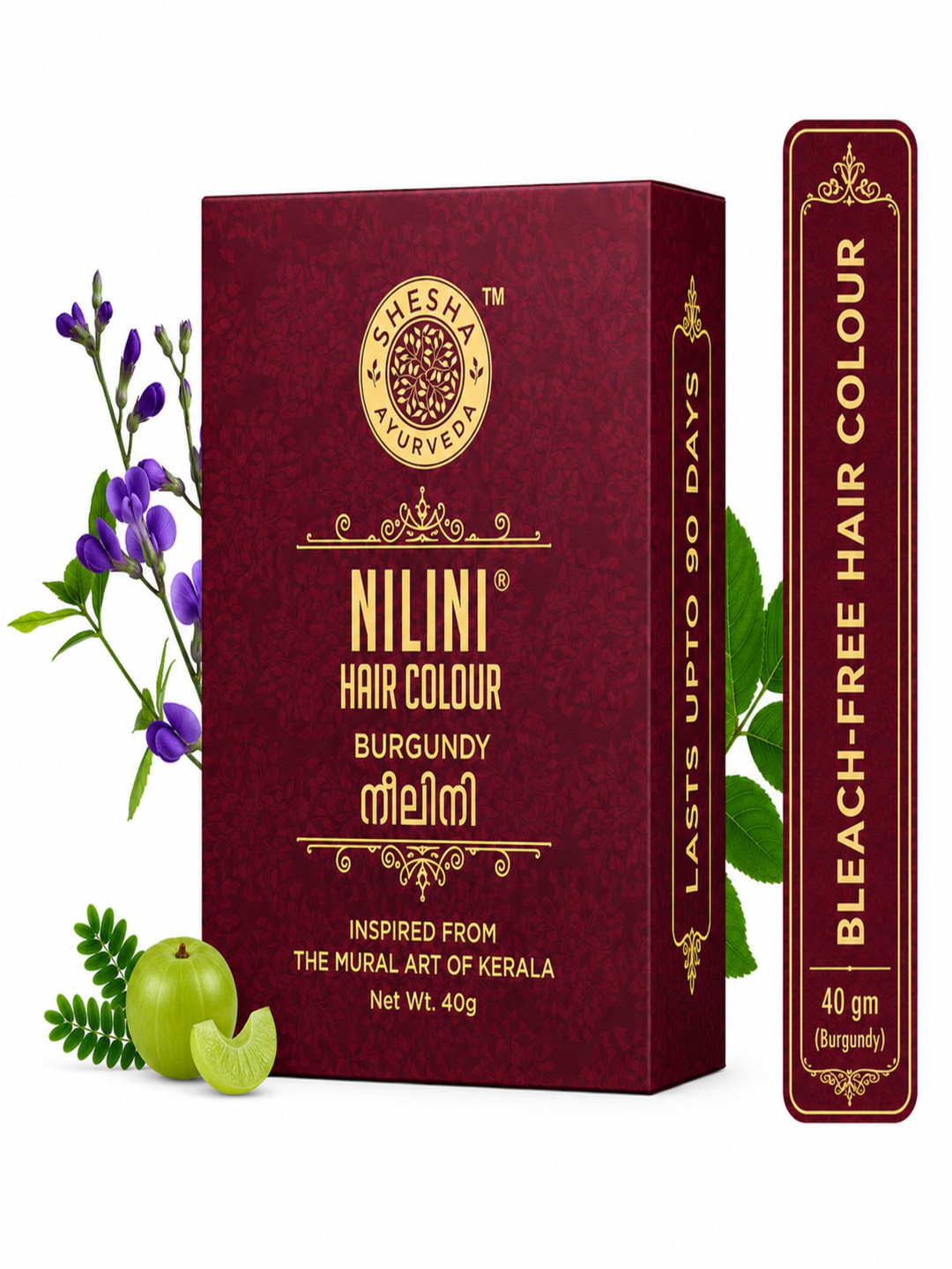 SHESHA AYURVEDA Nilini Ayurvedic Hair Color - 40 g - Burgundy