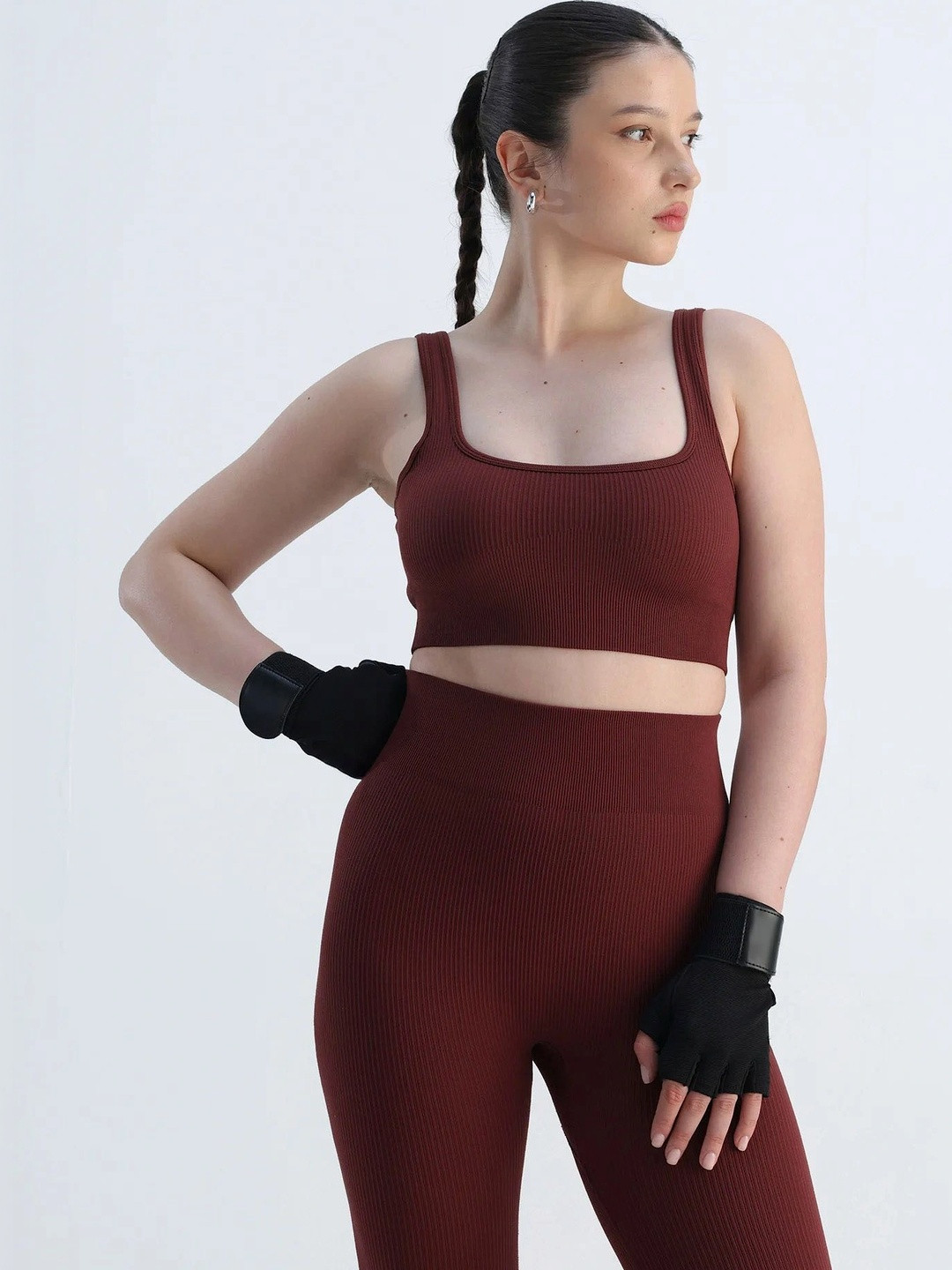 CAVA Auburn Contoured Seamless Sports Bra