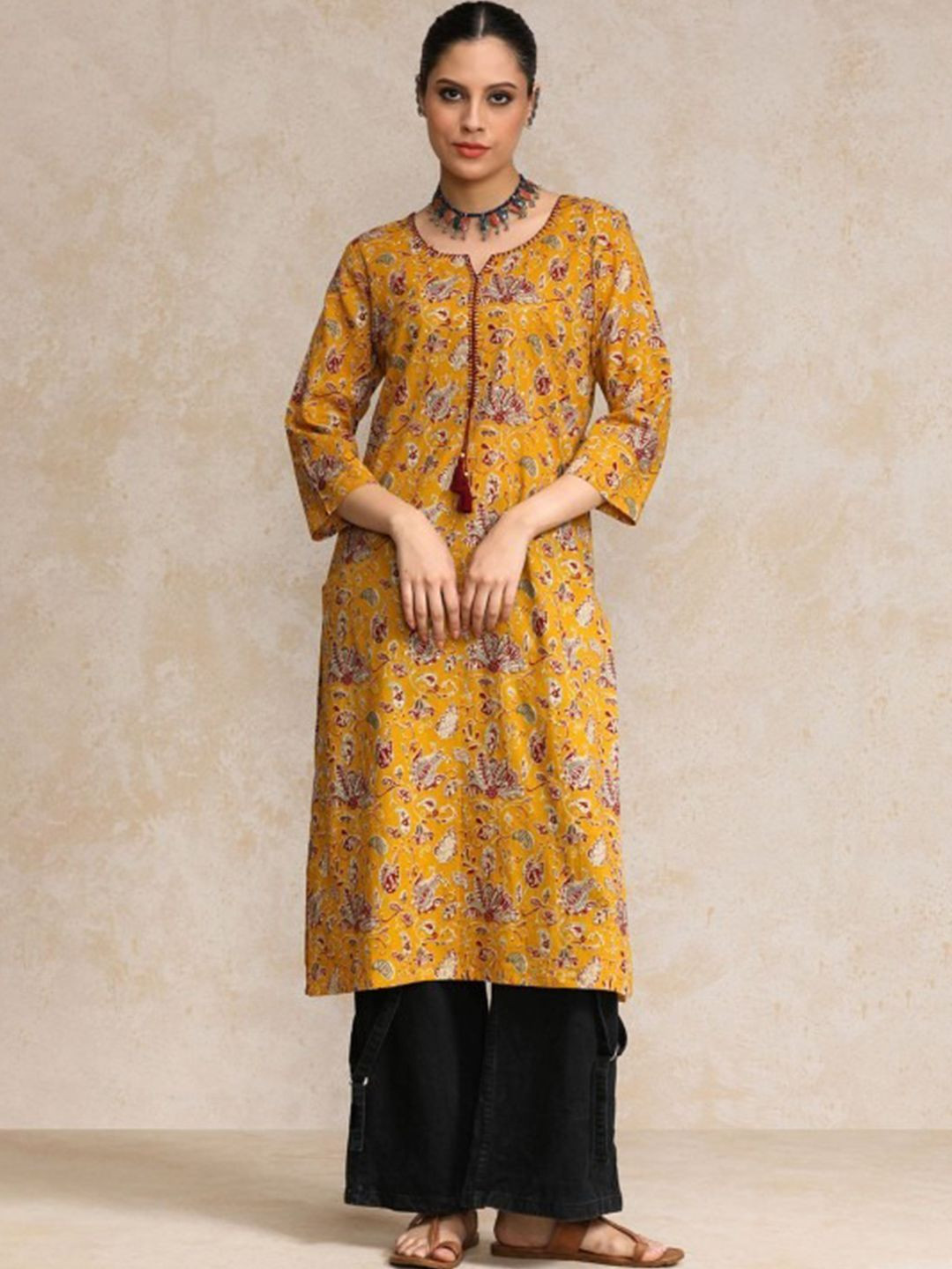 Varanga Printed Straight Kurta