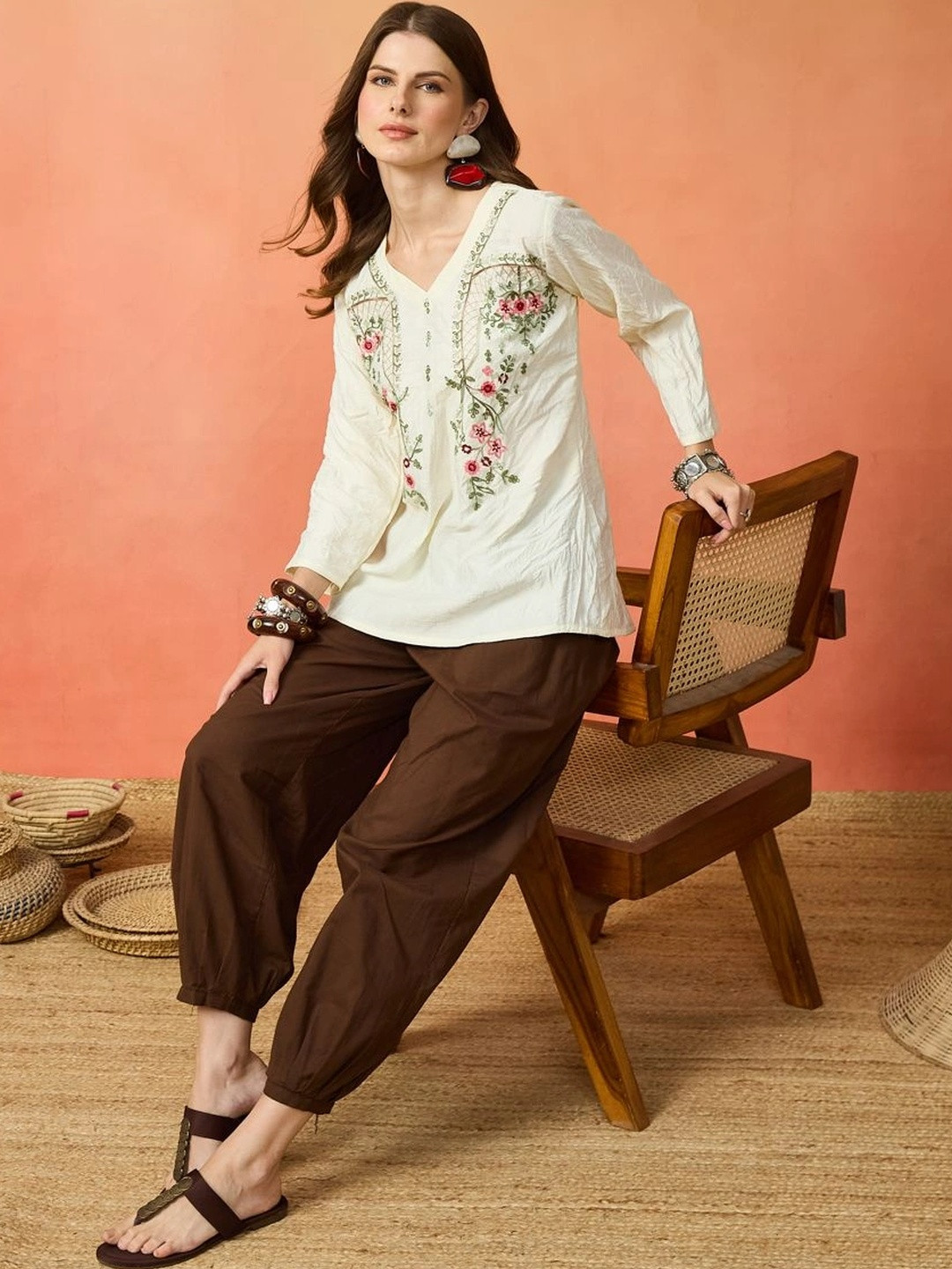KROLIANT Embroidered Tunic