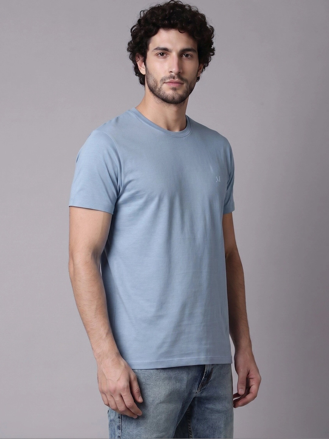MAXZONE Men Brand Logo T-shirt