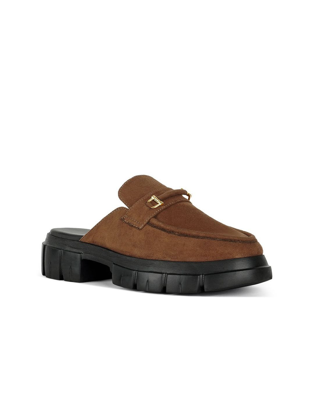 London Rag Women Platform Mules with Buckles