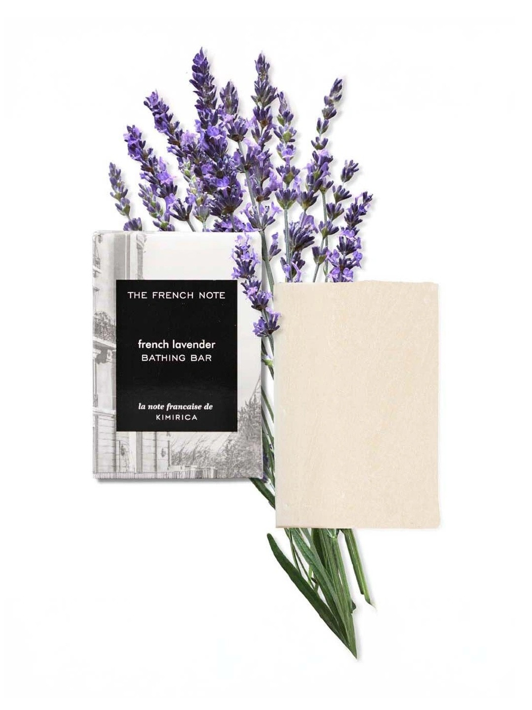 Kimirica The French Note French Lavender Bathing Soap Bar 100% Vegan & Paraben Free