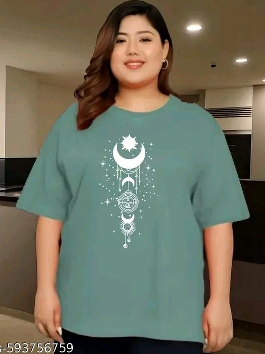DAAWEAR OUTFITS Women Printed T-shirt