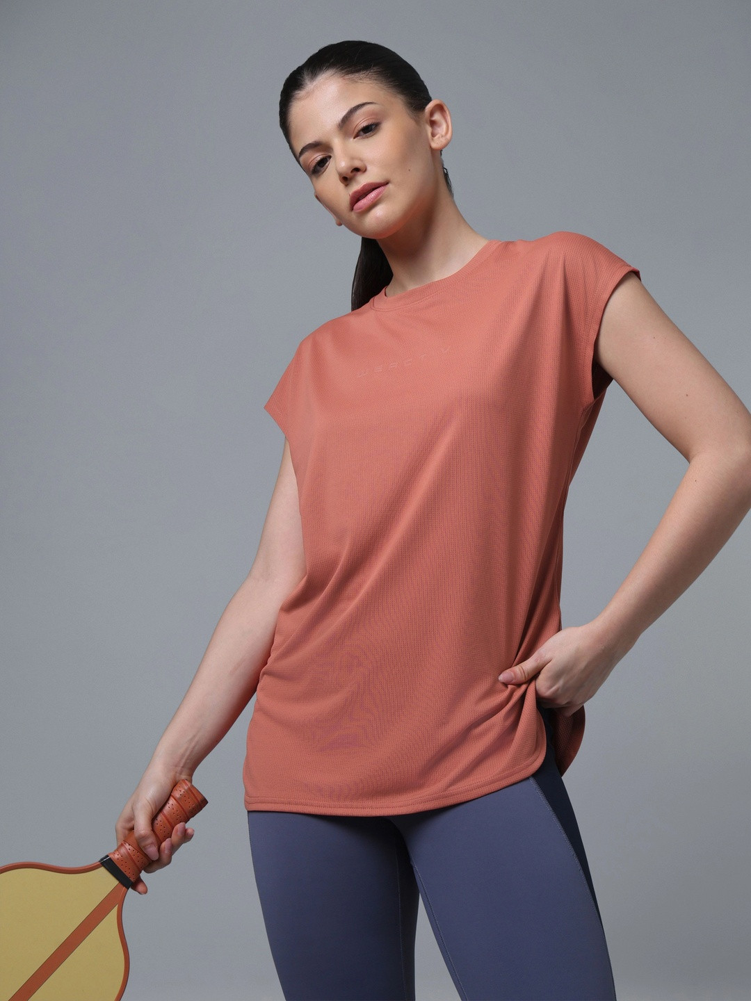 Technosport Women Brand Logo T-shirt