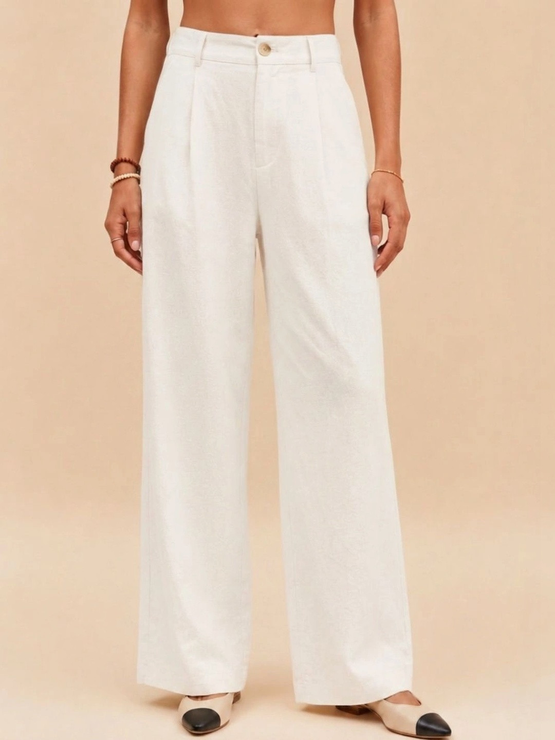 Moda Rapido Women Relaxed High-Rise Easy Wash Trousers