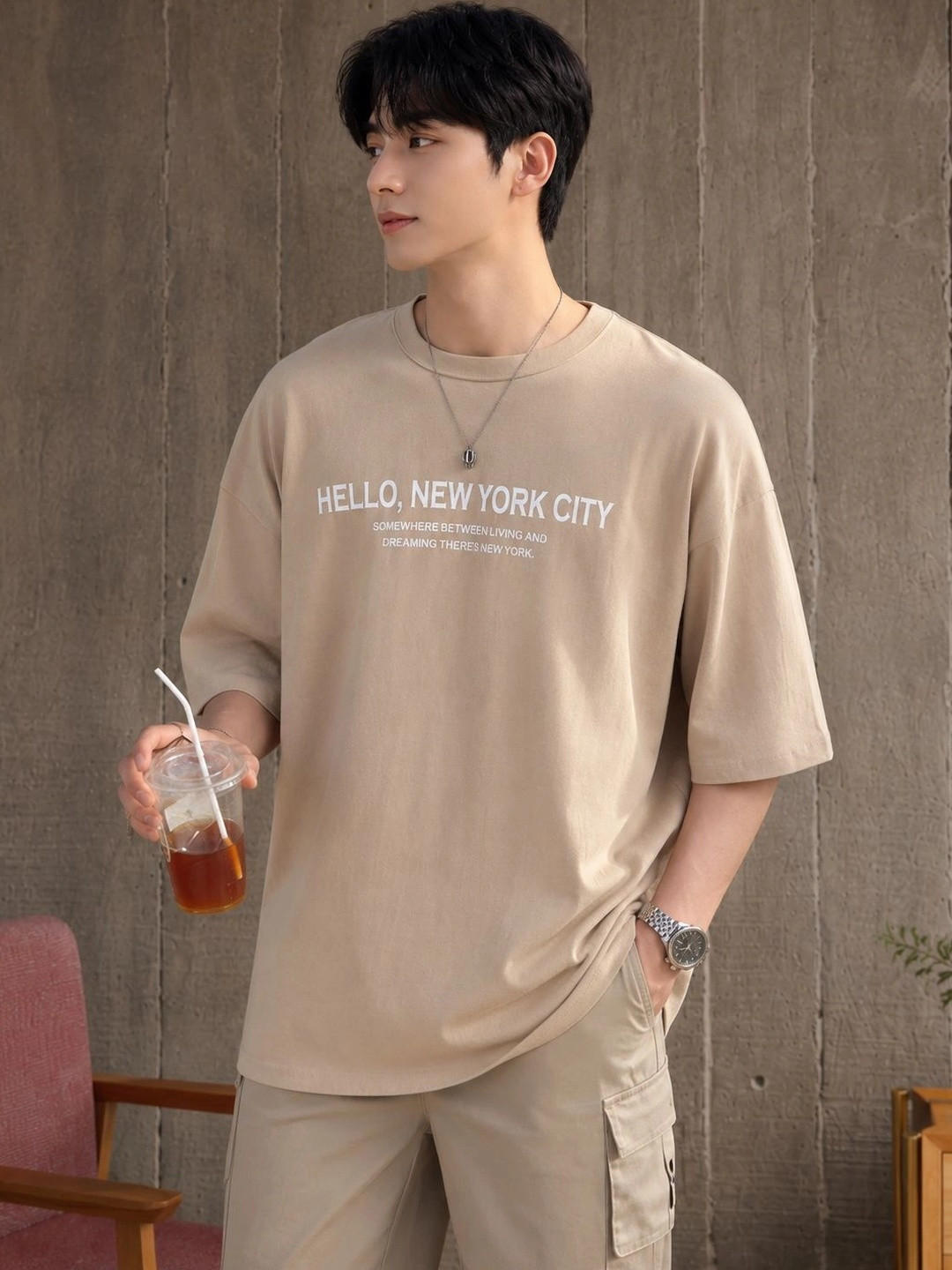 Moda Rapido Men Typography Printed T-shirt