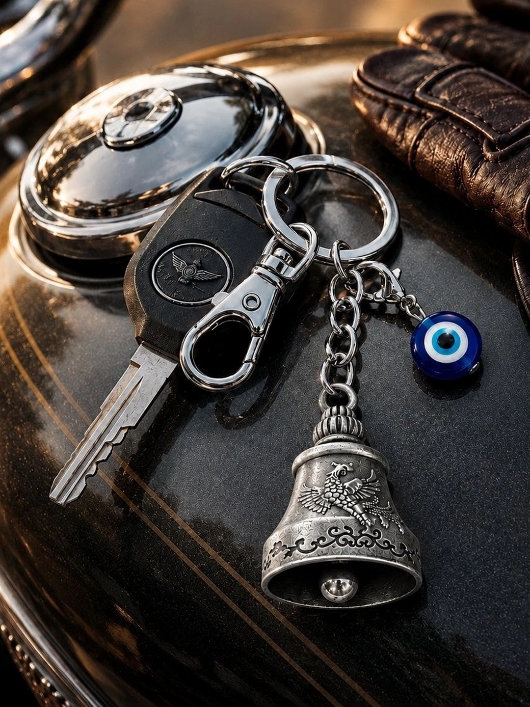 omuda Guardian Bell Bike Key chain
