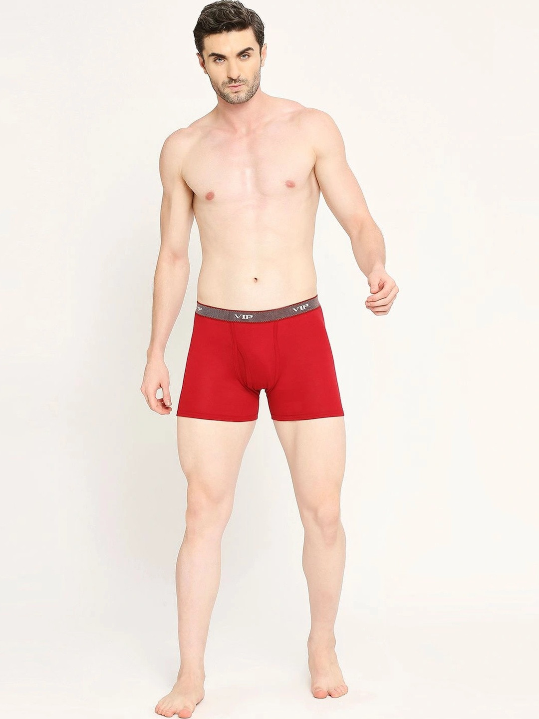 VIP Men Solid Pure Cotton Trunks VP-MI-TR-PUNCH-1P-IN-95