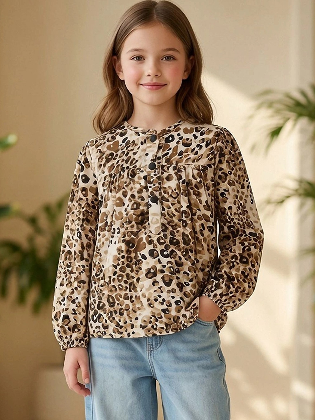 Cutiekins Animal Print Top