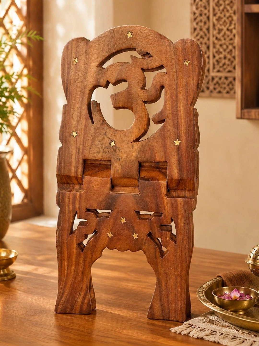 Classical Youth Wood Handmade Holy Book Stand