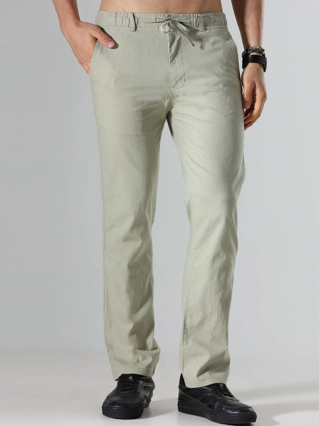 Bellaciao Clothing Co. Relaxed Fit Linen Casual Trousers