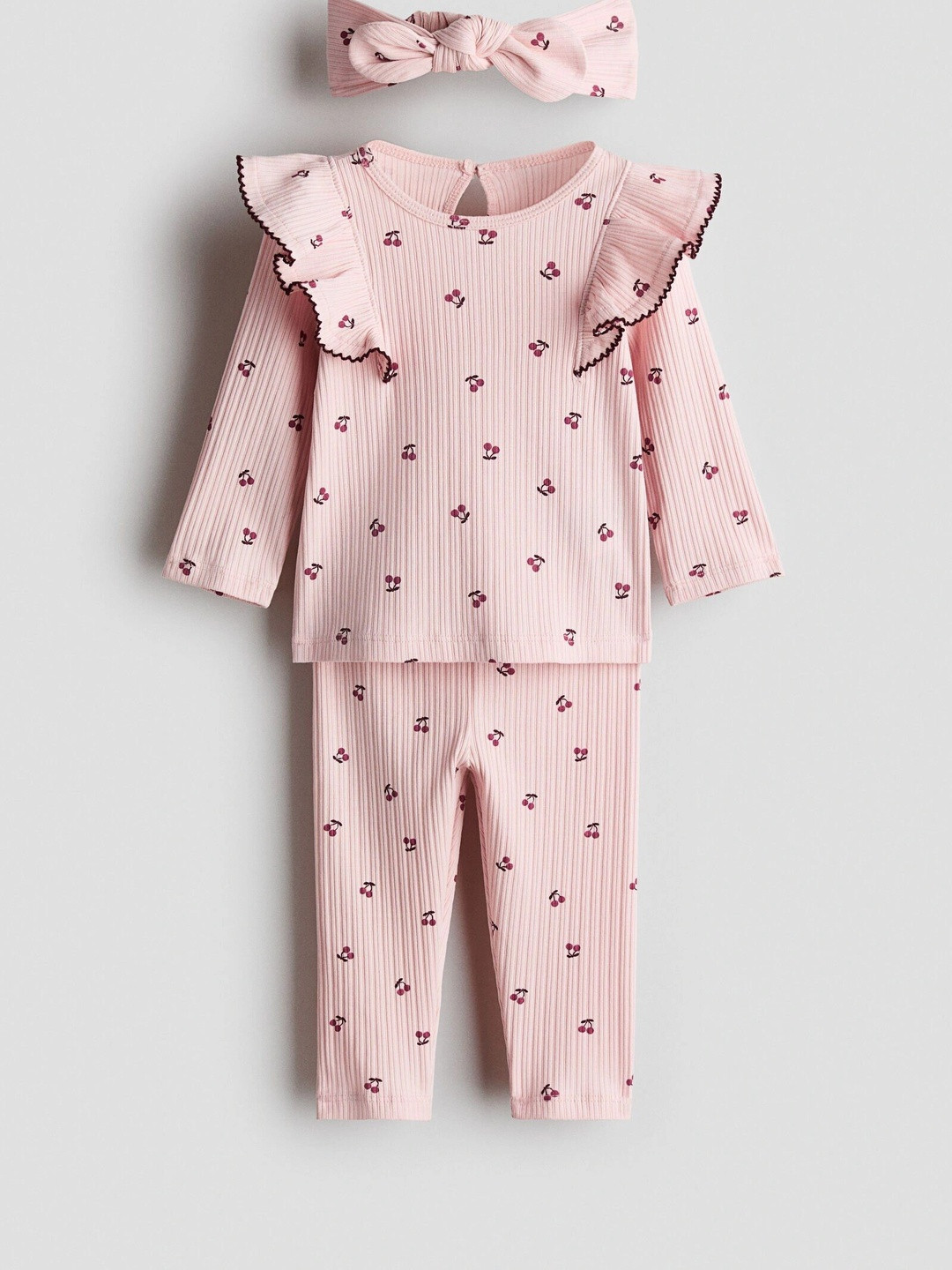 H&M 3-Piece Printed Cotton Set