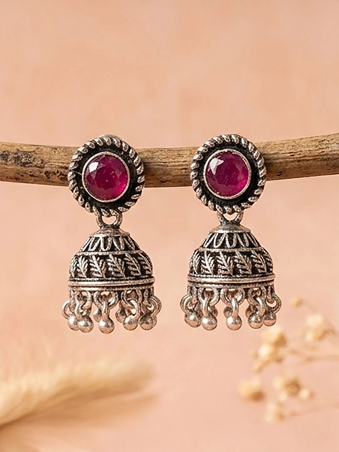 Stylishkudi Circular Jhumkas Earrings