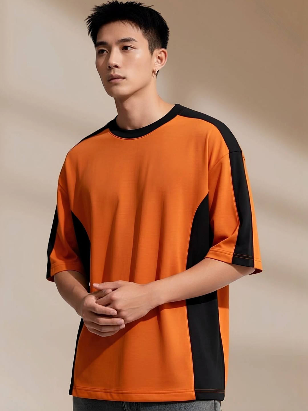 Cool Plus Men Colourblocked T-shirt