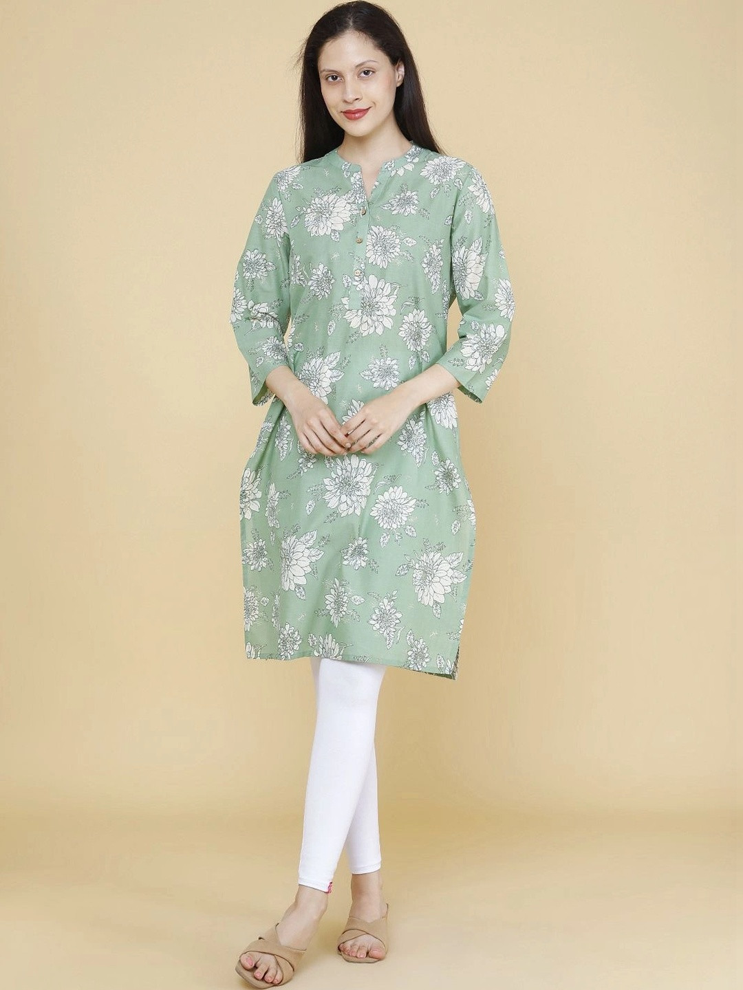 LIMEROAD Women Floral Printed Kurta