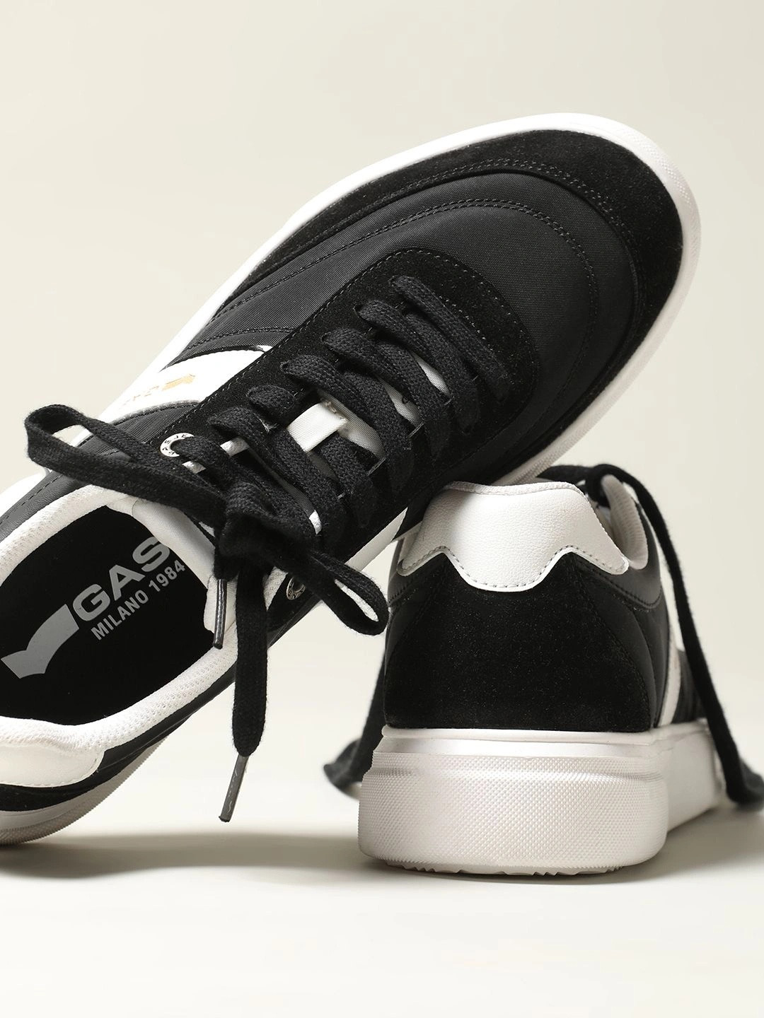 GAS Men Luciano Black Casual Sneakers