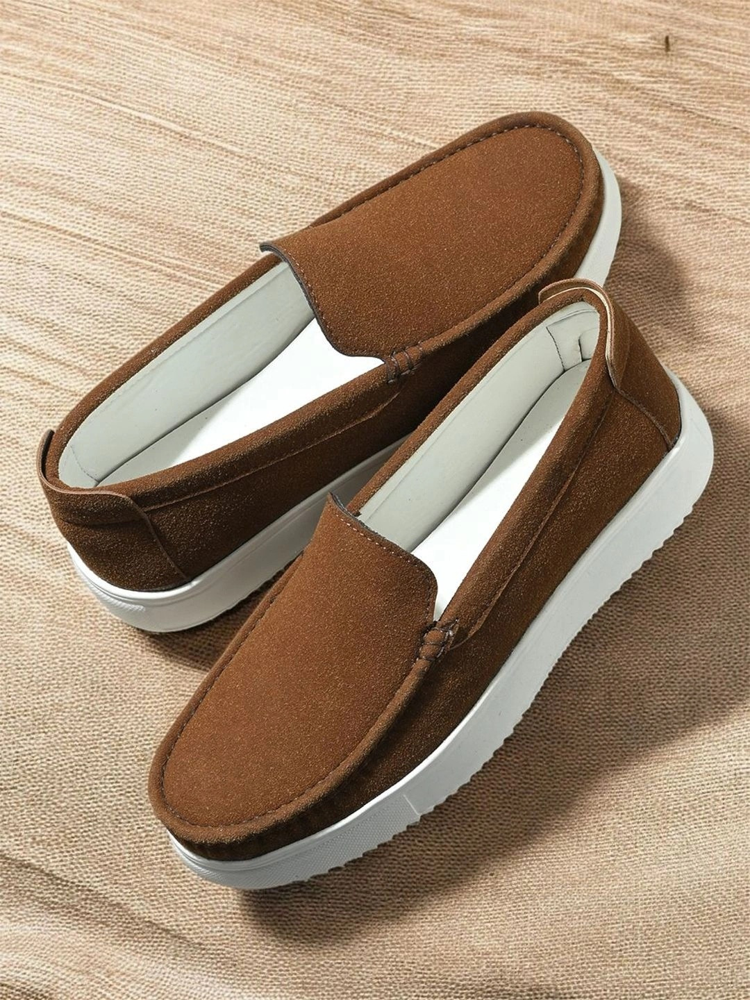 Mast & Harbour Men Suede Driving Shoes
