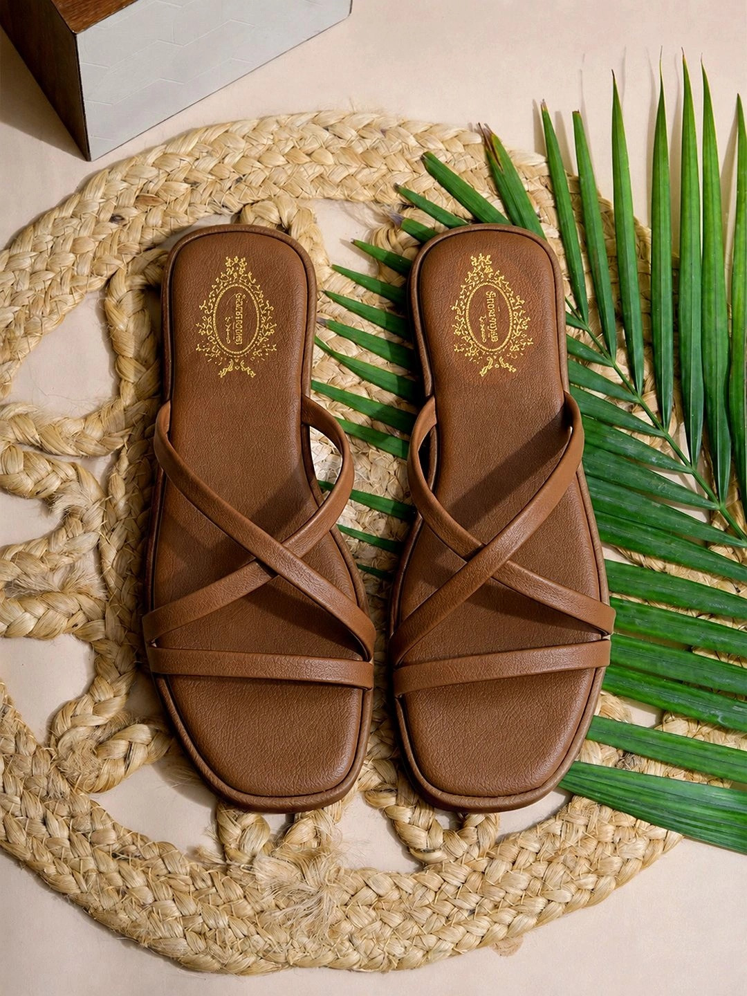 Shoetopia Women Open Toe Flats