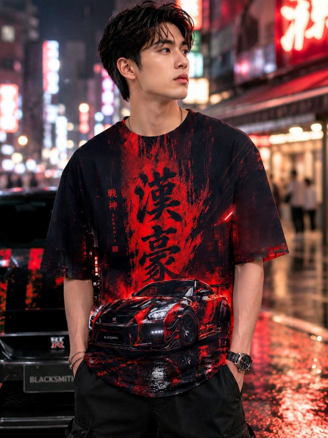 Blacksmith Men Printed T-shirt - Image 1