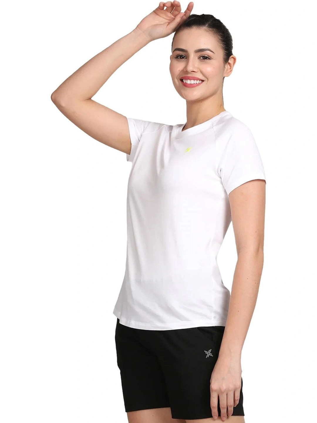 LAVOS Women Brand Logo Bamboo T-shirt