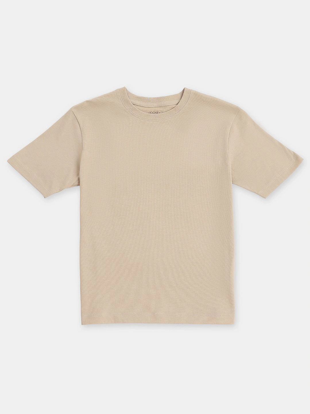 Jockey Girl's Super Combed Cotton Solid Short Sleeve T-Shirt - RG02