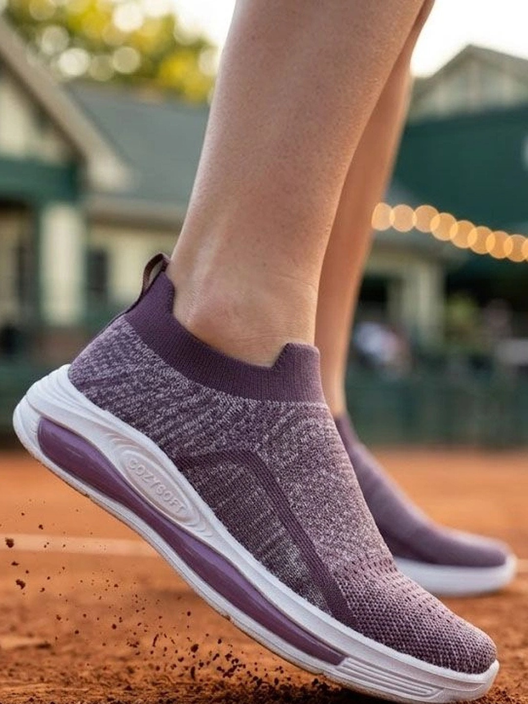 Hsquare Women Mesh Walking Non-Marking Shoes
