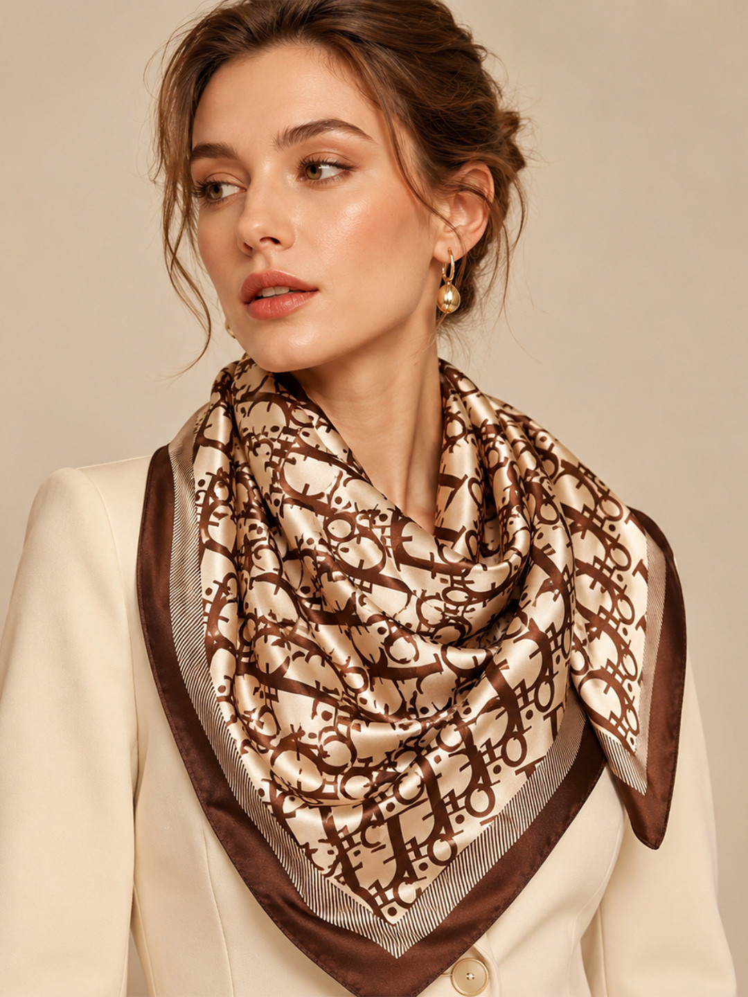 QUECY Women Printed Scarf