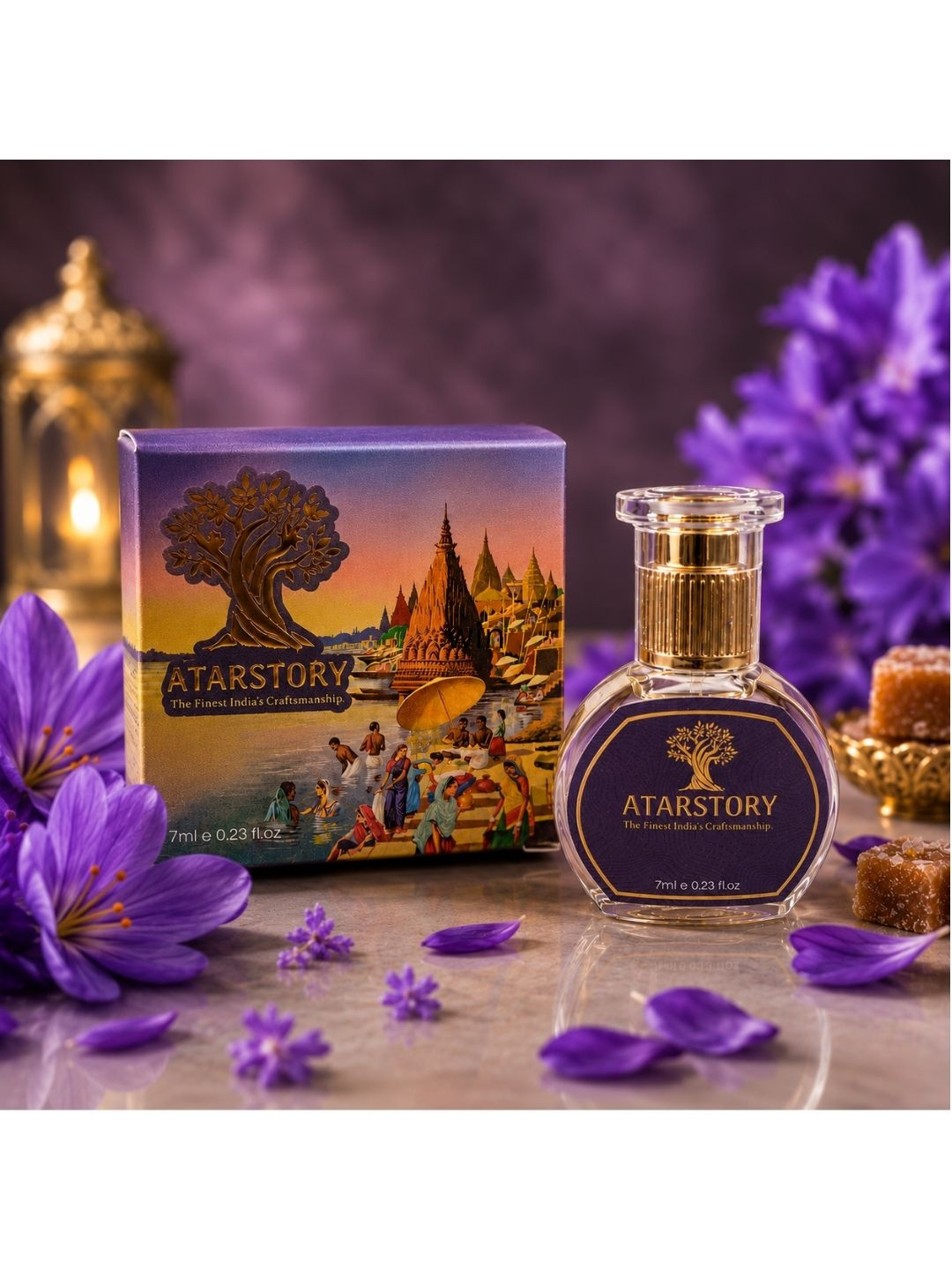 ATARSTORY Twin Orchid Alcohol Free Long Lasting Luxury Attar - 7 ml