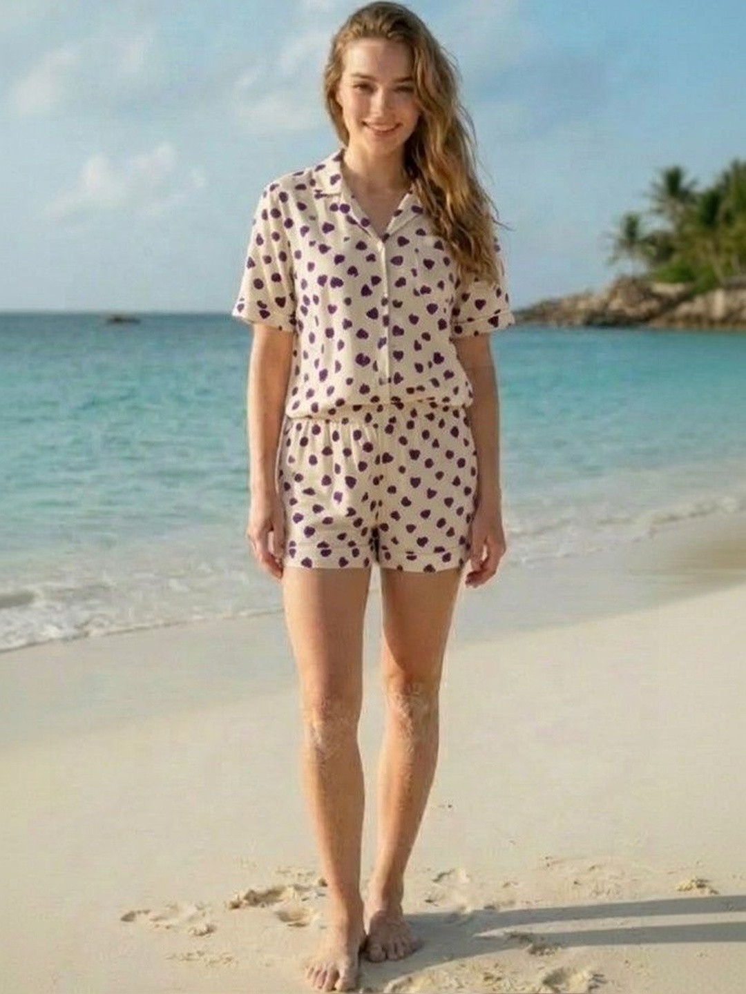 Roadster Printed Shirt with Shorts