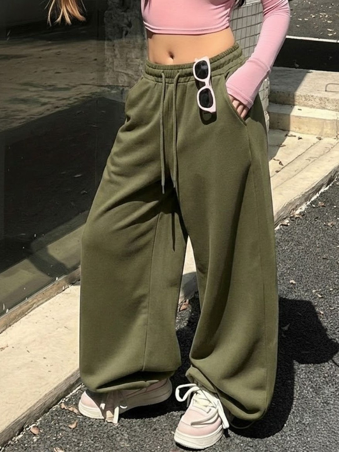 WARCOURT Women Relaxed Fit Joggers