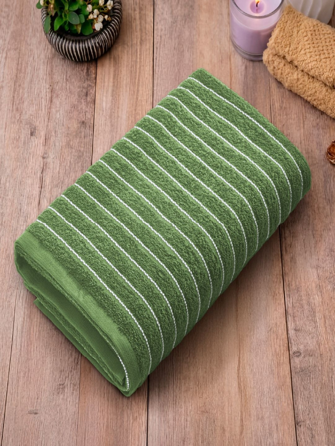 Welspun Green 1 Cotton 250 GSM Bath Towel