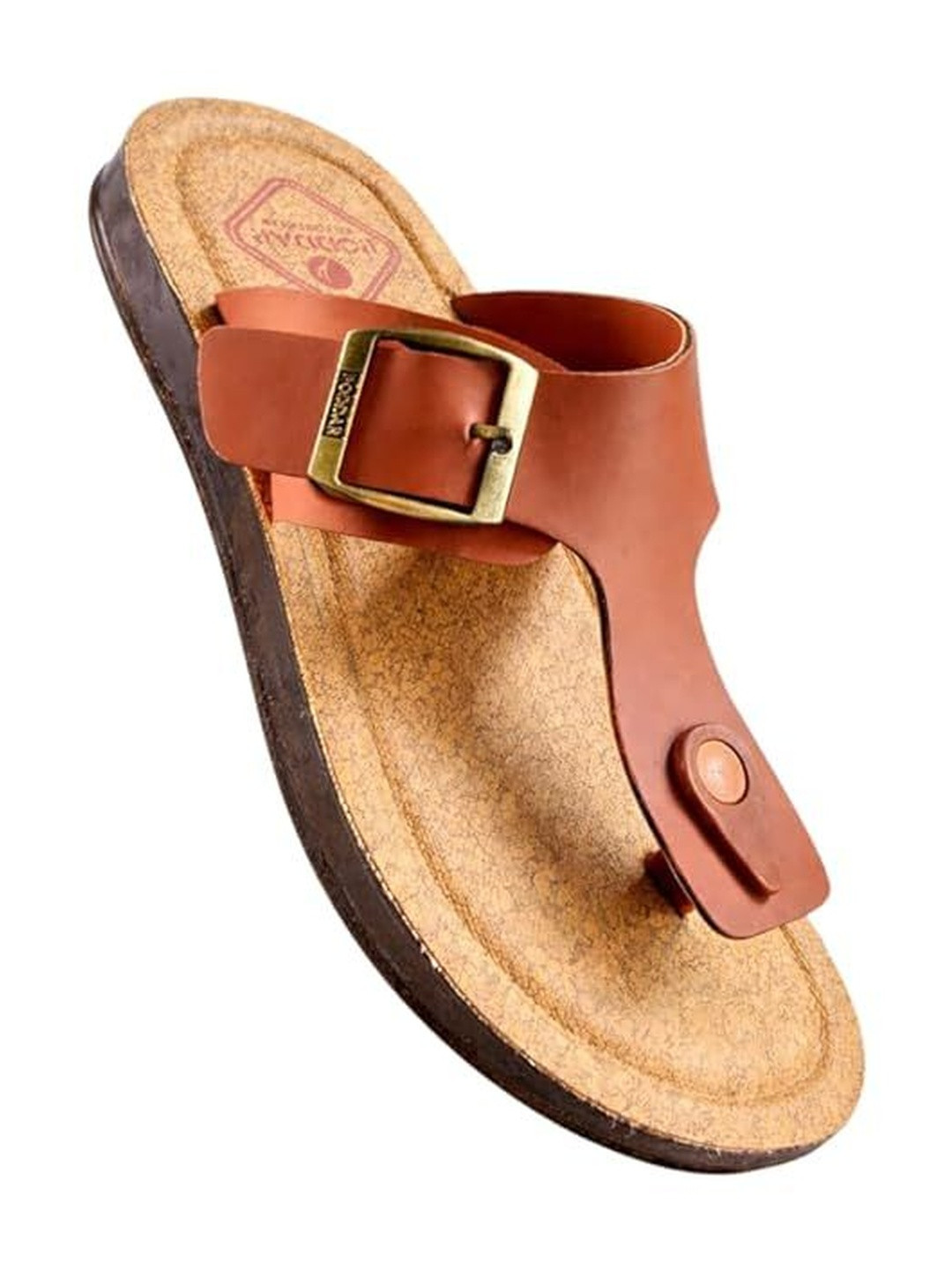 Poddar Men Open Toe Flats with Buckles