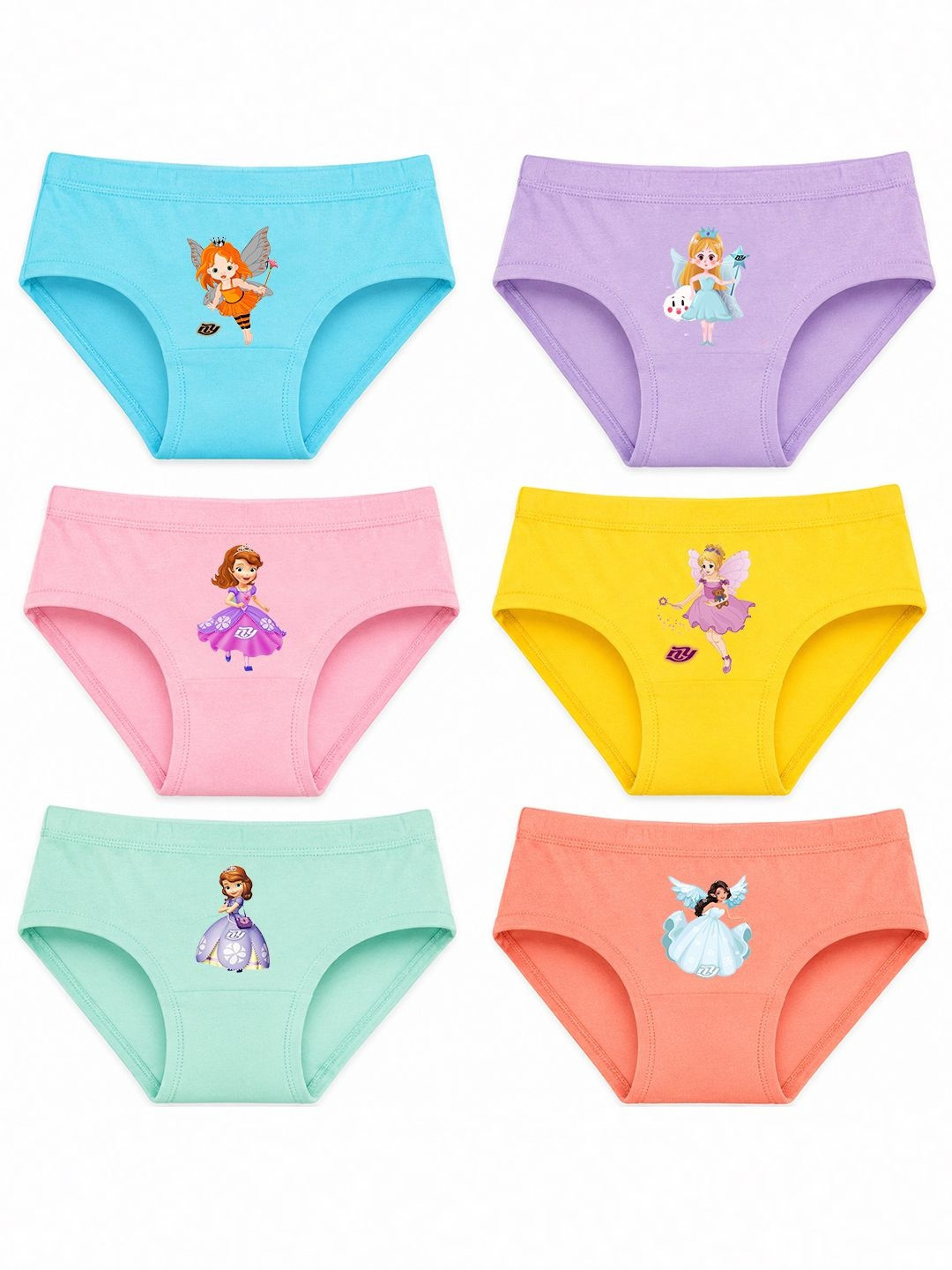 Nicsy Set of 3 Mid-Rise Basic Briefs