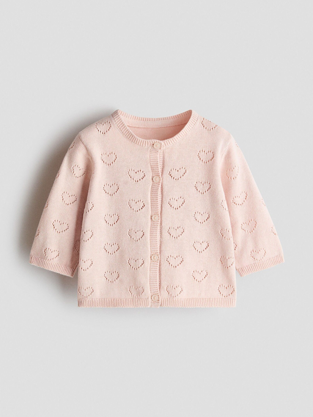 H&M Cotton Pointelle Cardigan