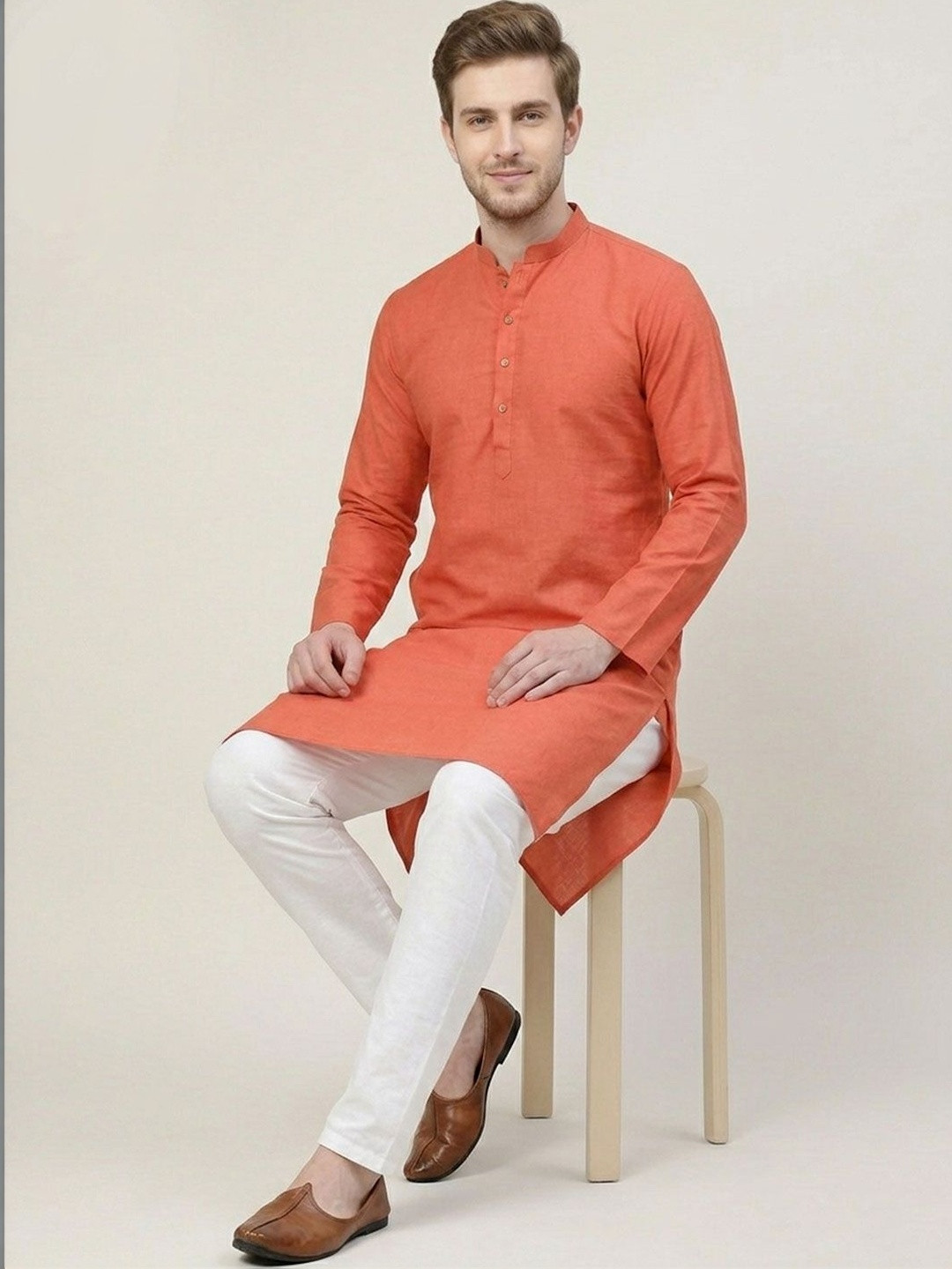 HERE&NOW Men Handloom Kurta