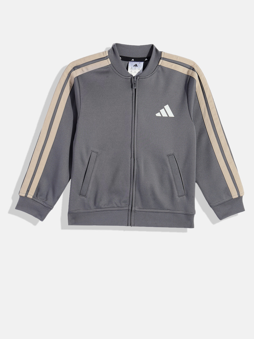 ADIDAS Boys Striped Sporty Jacket